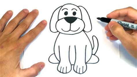 lapiz perros dibujos|dibujo de un perro facil.